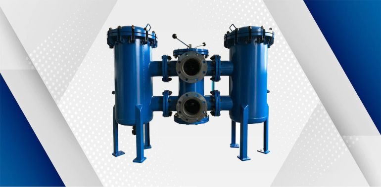 Duplex strainer - Ball valves